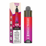 Crystal Storm Bar 12k Vape Kit Box of 5 Strawberry Raspberry Cherry Ice