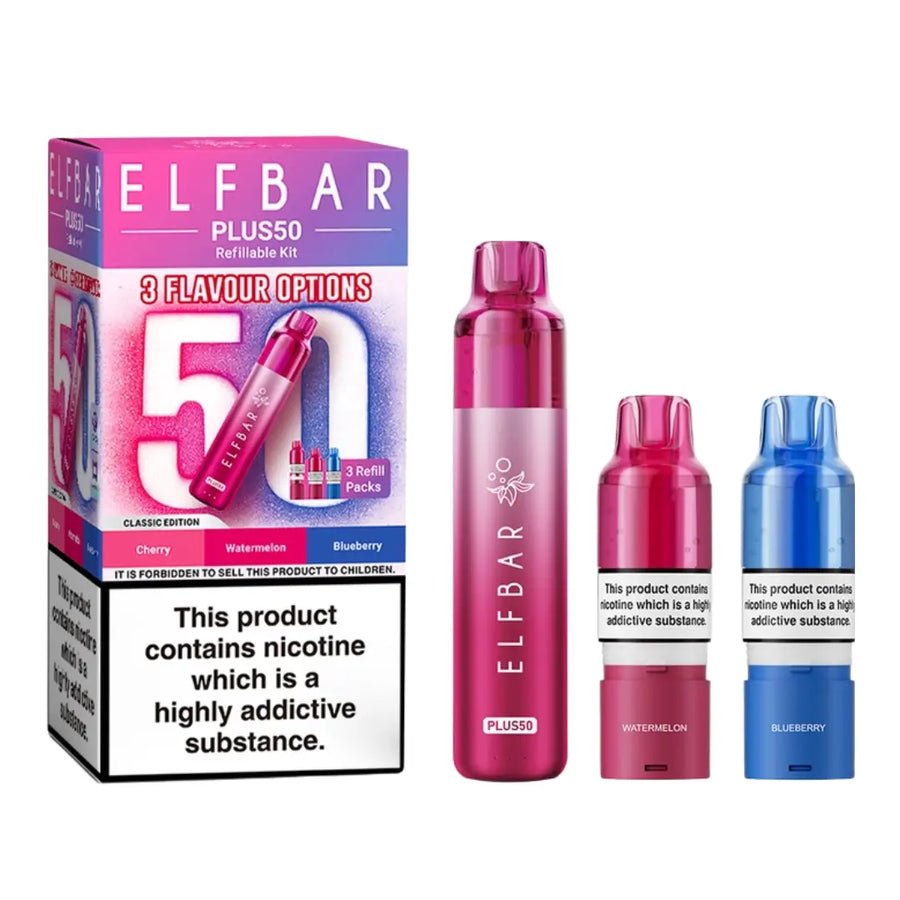 Elf Bar Plus 50 Vape Kit ( Box of 5) Classic Edition
