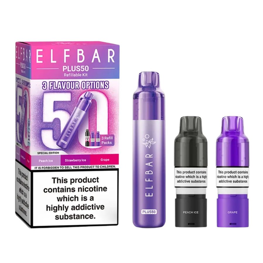 Buy Elf Bar Plus 50 Vape Kit ( Box of 5) - Bulk Vape Wholesale Buy Elf Bar Plus 50 Vape Kit ( Box of 5) - Bulk Vape Wholesale