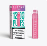 Elfbar 1200 Puffs 2 in 1 Prefilled Pod Kit Pack of 5 Strawberry Raspberry Cherry Ice