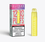 Elfbar 1200 Puffs 2 in 1 Prefilled Pod Kit Pack of 5 Yellow Edition