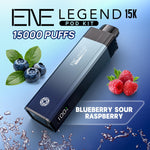 Elux ENE Legend 15k Vape Pod Kit Box of 5 Blueberry Sour Raspberry