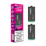 Elux Legend 1500 Replacement Pods Pack of 2 Blueberry Cherry Cranberry