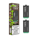 Elux Legend 1500 Replacement Pods Pack of 2 Strawberry Kiwi
