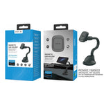 FE5002 ILEA Premium Car Support for Mobiles with Strong Magnet, 360? Rotation, for Car Window & Dashboard, Long, Black