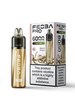 Feoba Pro 6000+ Prefilled Pod Vape Box of 5 Cola Lime