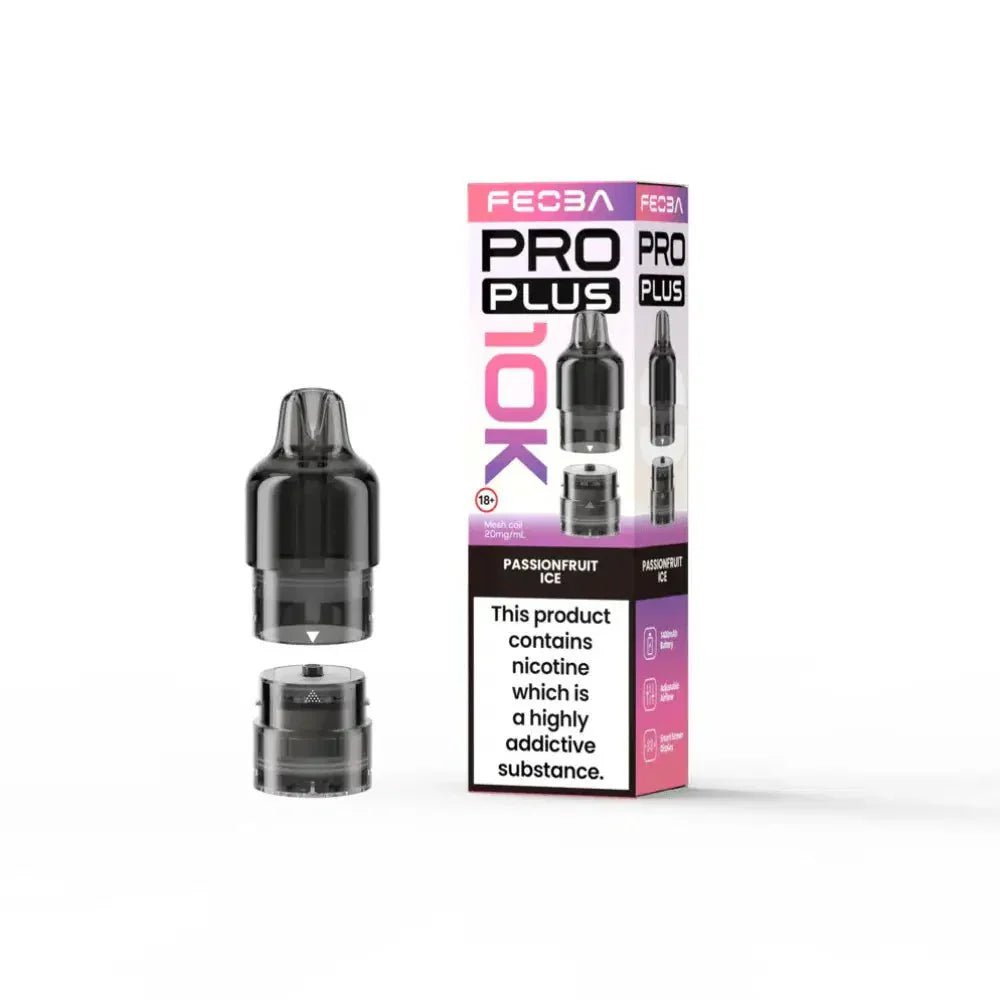 Feoba Pro Plus 10k Replacement Pods Pack of 5 Passionfruit Ice