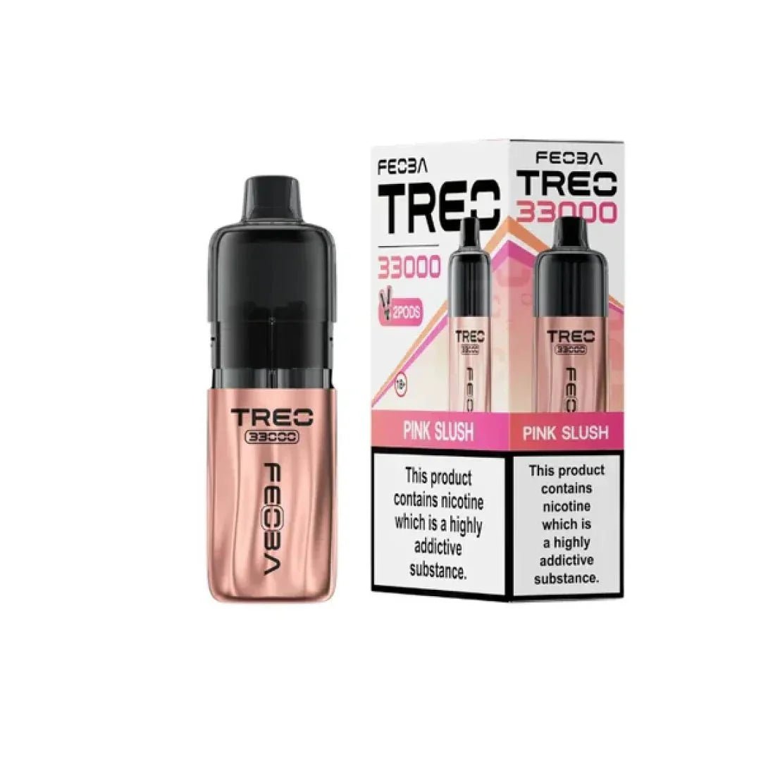 Feoba Treo 33k Prefilled Pod Vape Kit Box of 5 Pink Slush