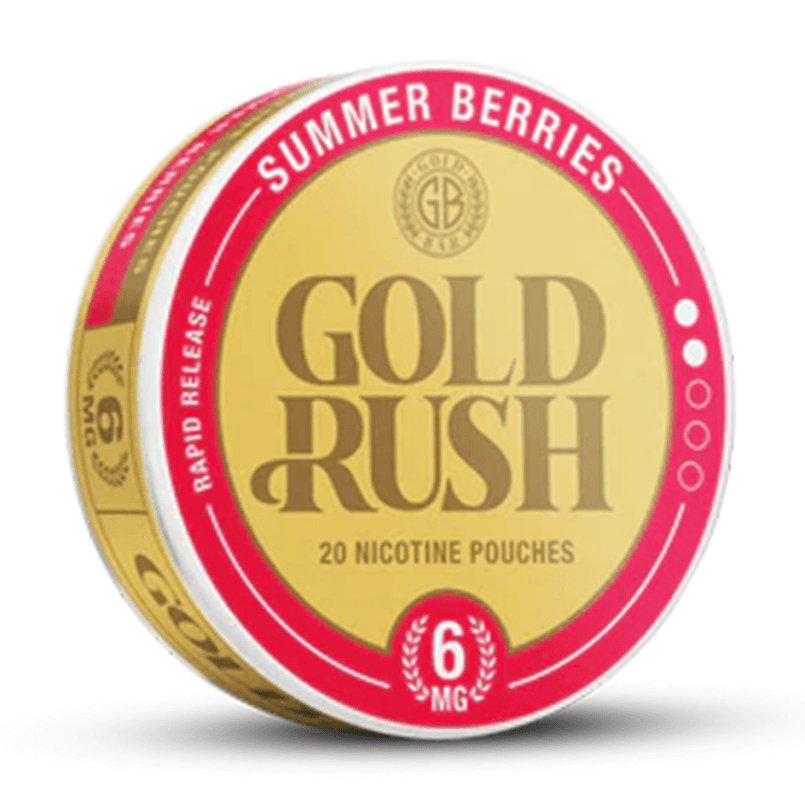 Gold Bar Gold Rush Nicotine Pouches Pack of 10 - Bulk Vape Wholesale