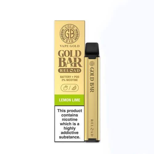 Gold Bar Reload 600 Puffs Prefilled Pod Vape Kit - Bulk Vape Wholesale