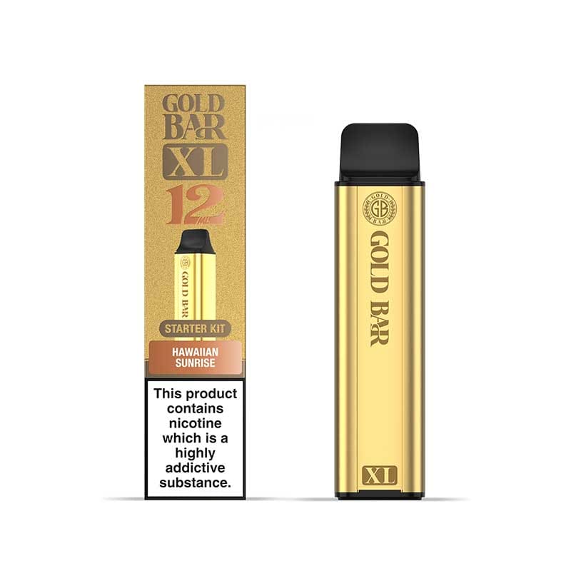Gold Bar XL 10k Prefilled Pod Kit Box of 5 Hawaiian Sunrise