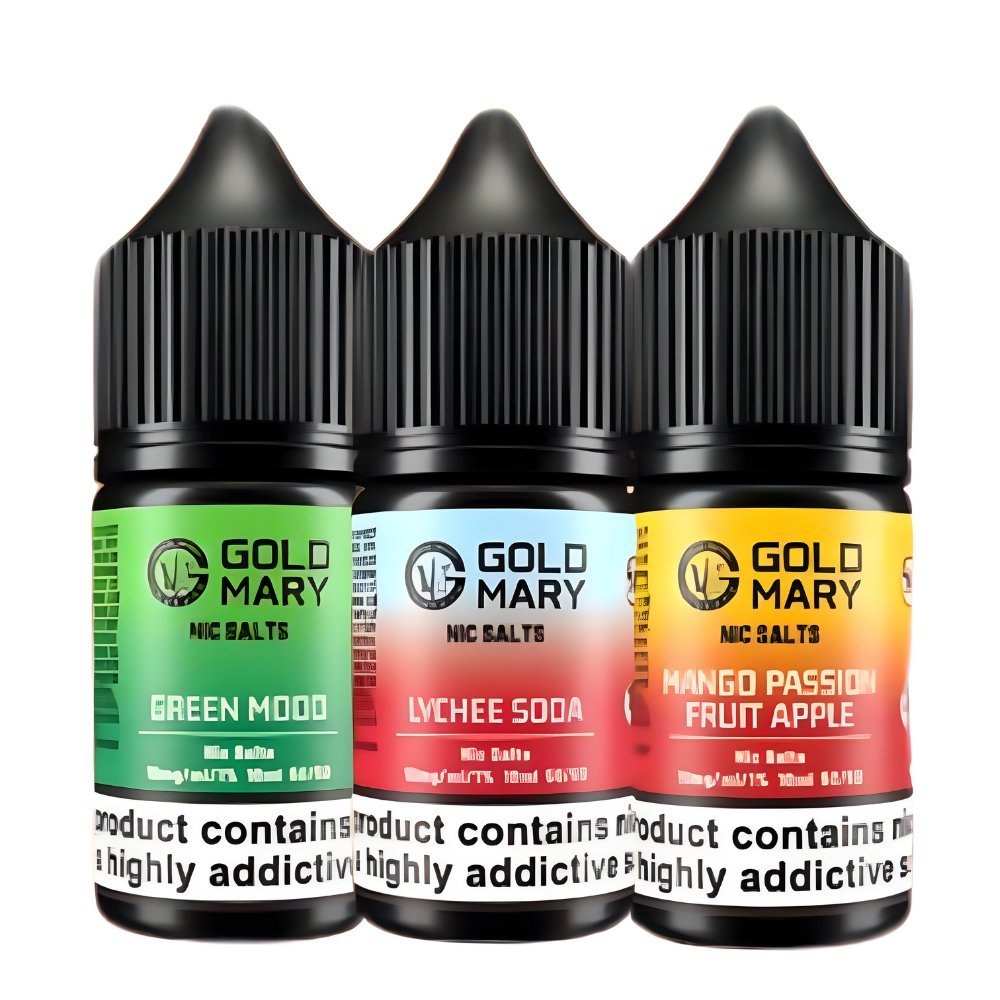 Gold Mary Nic Salts 10ml E-liquids Box of 10 - Bulk Vape Wholesale