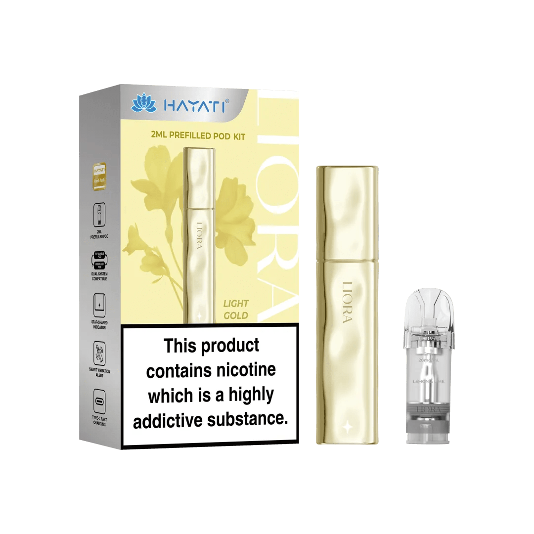 Hayati LIORA Pod vape Kit Light Gold