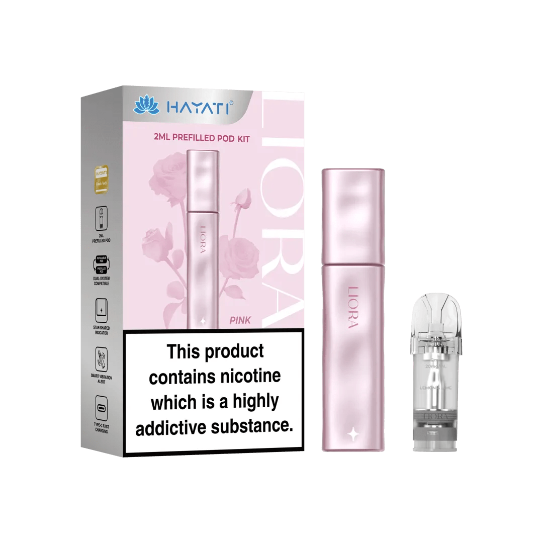Hayati LIORA Pod vape Kit Pink