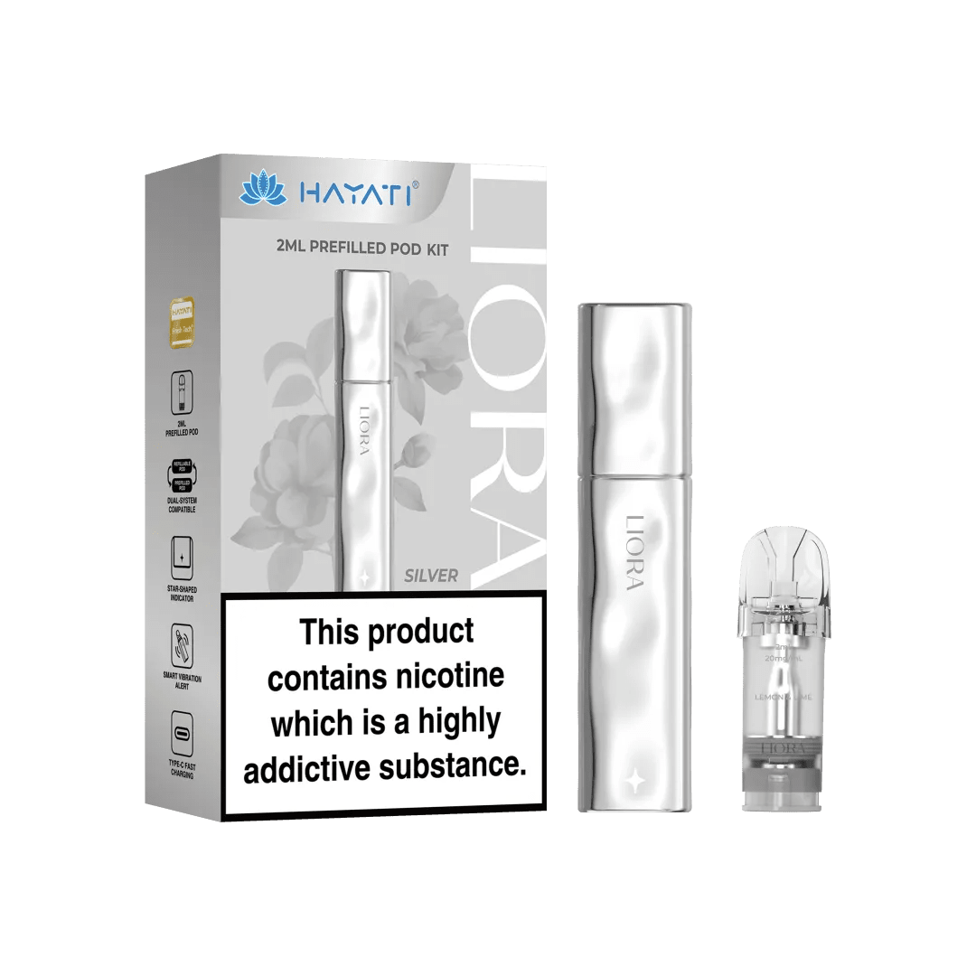 Hayati LIORA Pod vape Kit Silver
