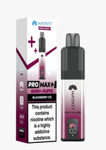 Hayati Pro Max+ 6000 Puffs Prefilled Pod Vape Kit Box of 5 Blackberry Ice