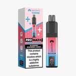 Hayati Pro Max+ 6000 Puffs Prefilled Pod Vape Kit Box of 5 Blueberry Raspberry Cherry