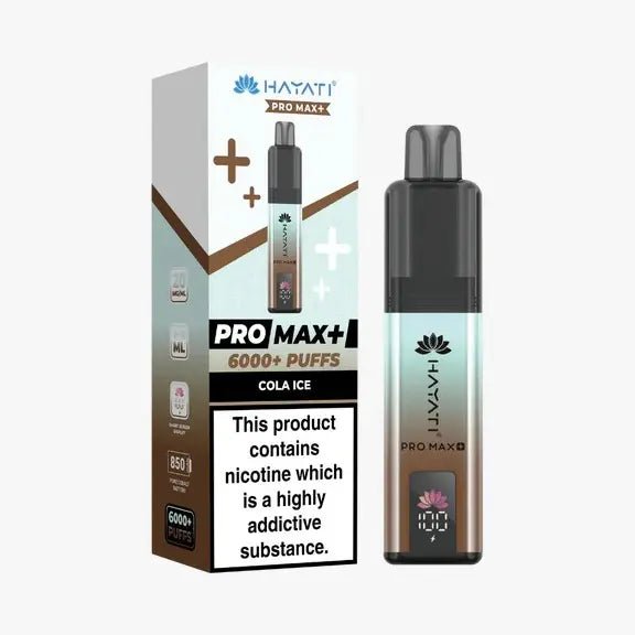 Hayati Pro Max+ 6000 Puffs Prefilled Pod Vape Kit Box of 5 Cola Ice