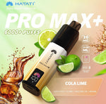 Hayati Pro Max+ 6000 Puffs Prefilled Pod Vape Kit Box of 5 Cola Lime *New*