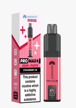 Hayati Pro Max+ 6000 Puffs Prefilled Pod Vape Kit Box of 5 Strawberry GB