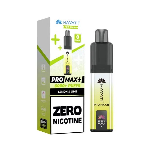 Hayati Pro Max Plus 6000 Kit Zero Nicotine Lemon & Lime