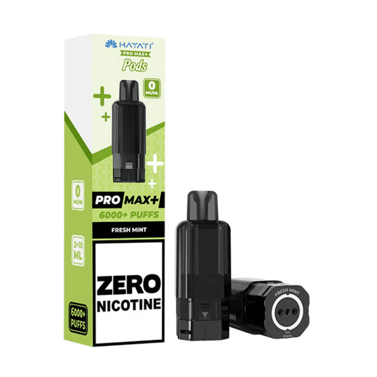 Hayati Pro Max Plus 6000 Prefilled Pod Zero Nicotine Fresh Mint