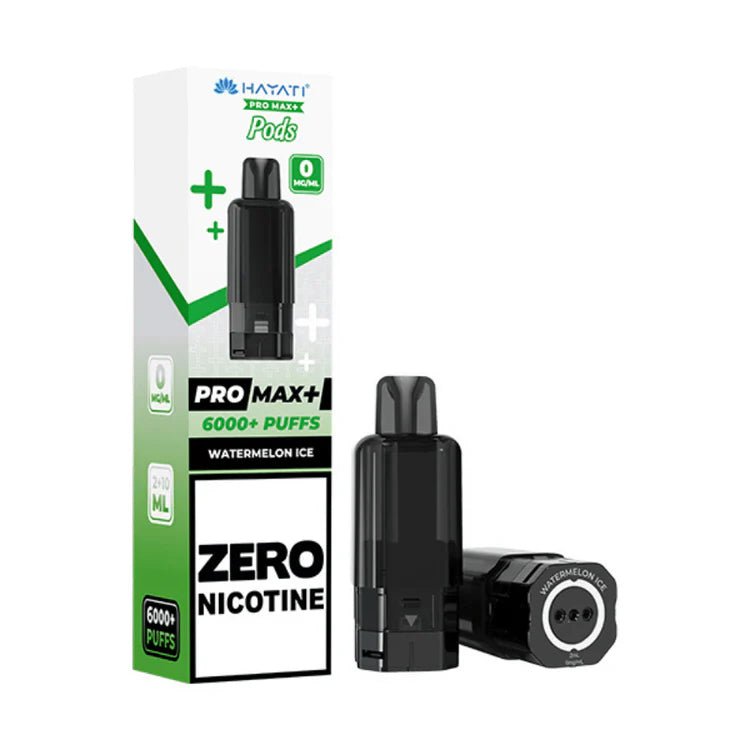 Hayati Pro Max Plus 6000 Prefilled Pod Zero Nicotine Watermelon Ice