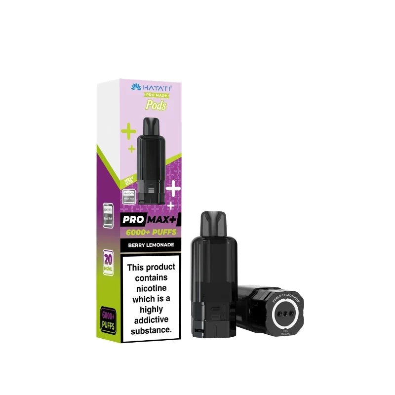 Hayati Pro Max Plus 6000 Prefilled Pods Box of 5 Berry Lemonade (£19.99)
