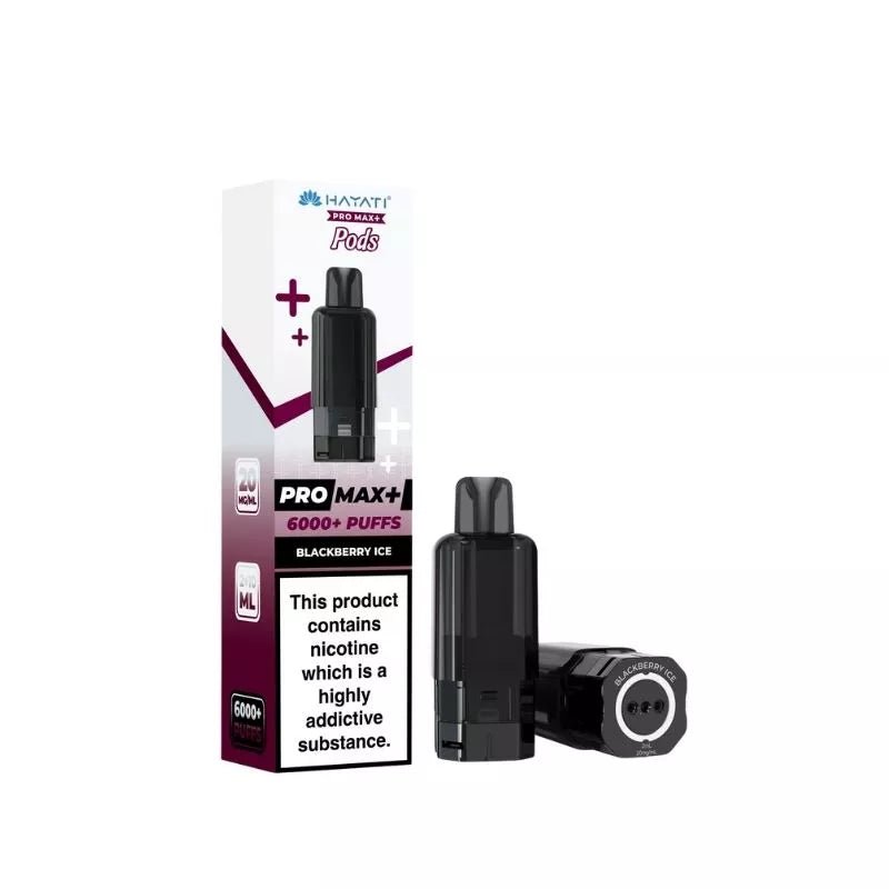 Hayati Pro Max Plus 6000 Prefilled Pods Box of 5 Blackberry Ice (£19.99)