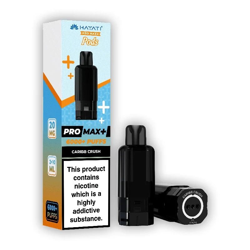 Hayati Pro Max Plus 6000 Prefilled Pods Box of 5 Carrib crush (£19.99)