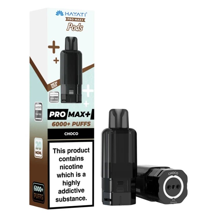 Hayati Pro Max Plus 6000 Prefilled Pods Box of 5 Choco (£19.99)