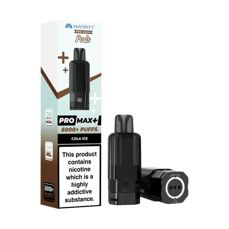 Hayati Pro Max Plus 6000 Prefilled Pods Box of 5 Cola Ice