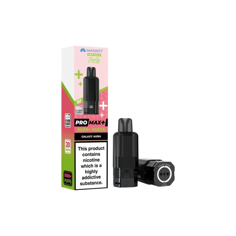 Hayati Pro Max Plus 6000 Prefilled Pods Box of 5 Galaxy Aura (£19.99)