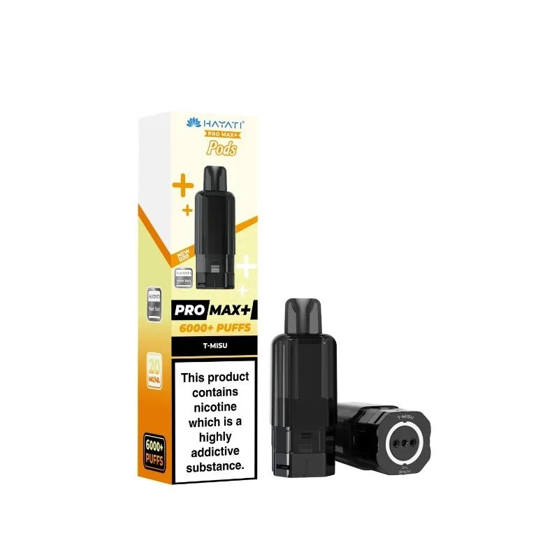 Hayati Pro Max Plus 6000 Prefilled Pods Box of 5 T Misu (£19.99)