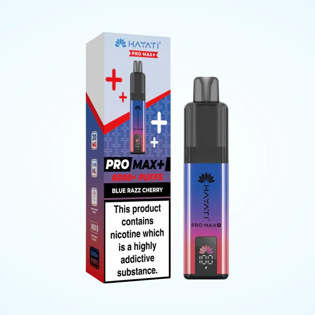 Hayati Pro Max Plus 6000 Puffs Prefilled Pod Vape Kit Box of 5 - 10mg