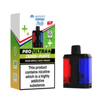 Hayati Pro Ultra Plus 25k Prefilled Pods Box of 5 Sour Apple / Juicy Peach