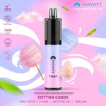 Hayati Twist 5000 Puffs Disposable Vape Box of 5 Cotton Candy