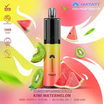 Hayati Twist 5000 Puffs Disposable Vape Box of 5 Kiwi Watermelon