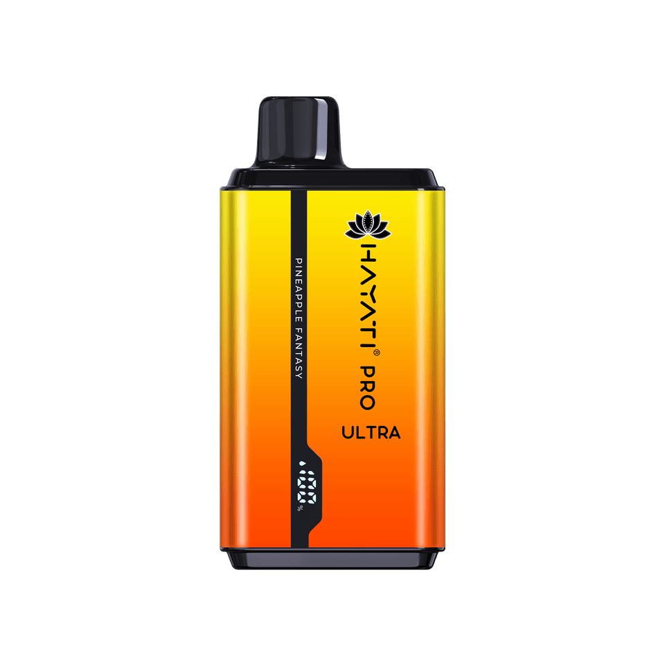 Hayati Ultra Pro Max 15k Vape Box of 10 Blue Razz Pineapple / Strawberry Ice