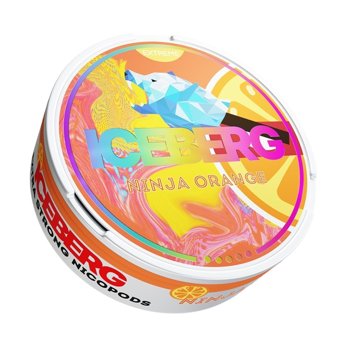 Iceberg Nicotine Pouches Pack of 10 Ninja Orange