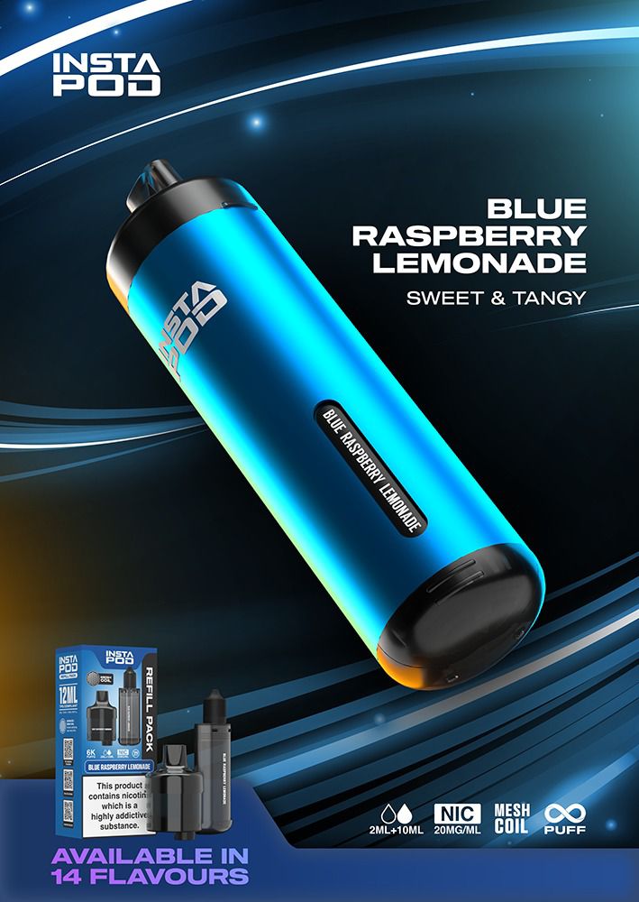Buy Insta Pod 6000 Disposable Vape Pack of 5 - Bulk Vape Wholesale