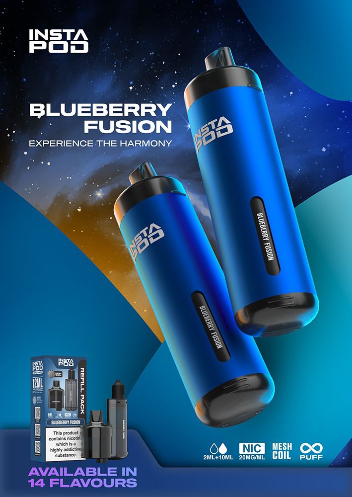 Buy Insta Pod 6000 Disposable Vape Pack of 5 - Bulk Vape Wholesale