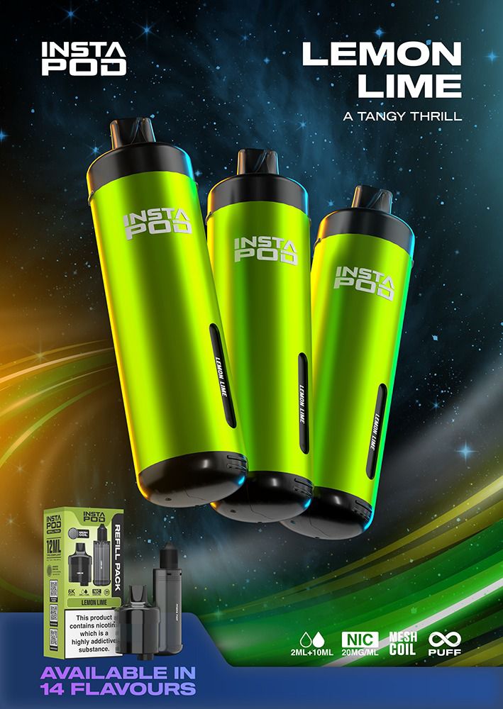 Buy Insta Pod 6000 Disposable Vape Pack of 5 - Bulk Vape Wholesale