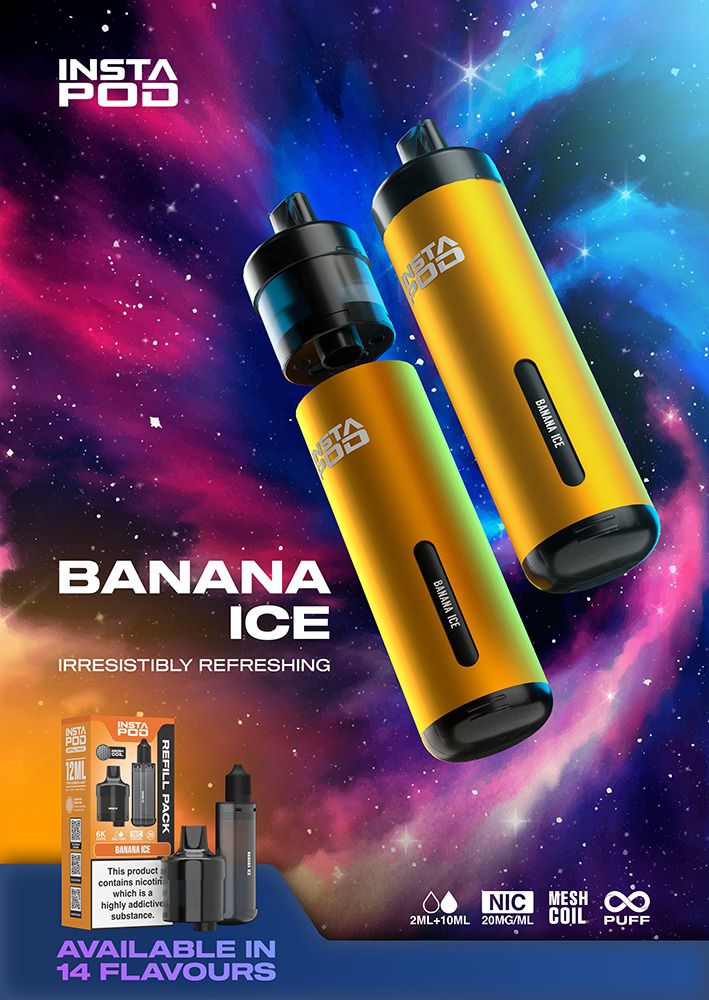 Buy Insta Pod 6000 Disposable Vape Pack of 5 - Bulk Vape Wholesale