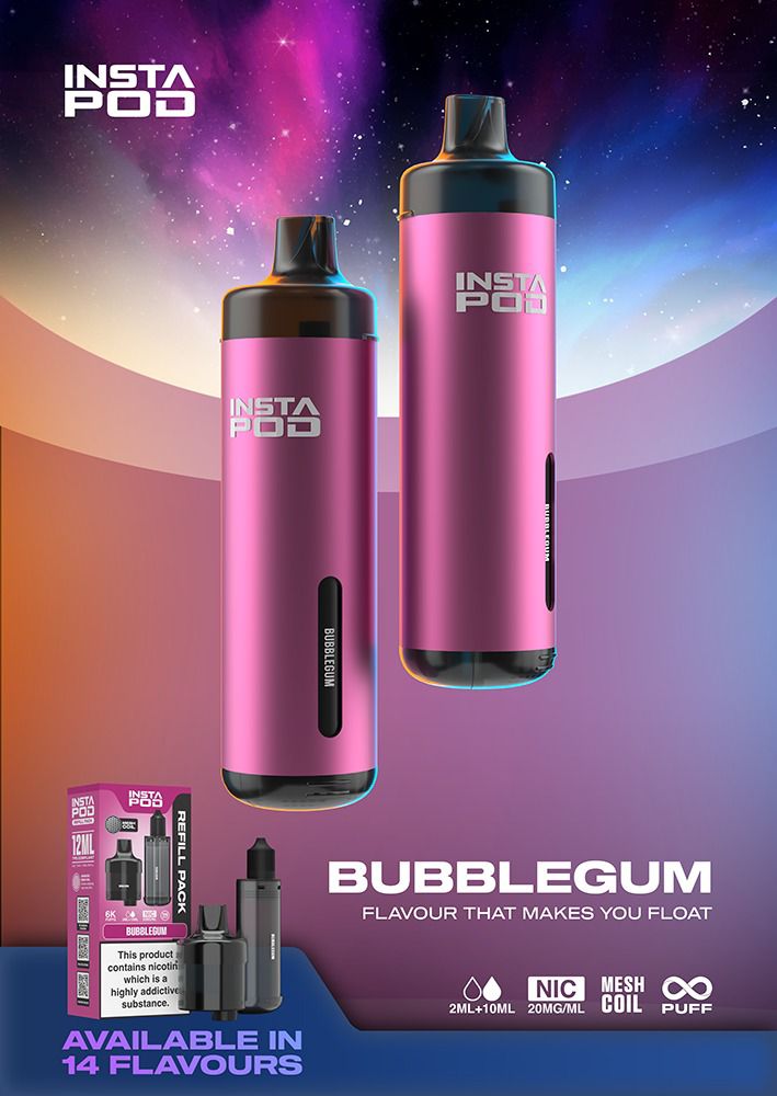 Buy Insta Pod 6000 Disposable Vape Pack of 5 - Bulk Vape Wholesale