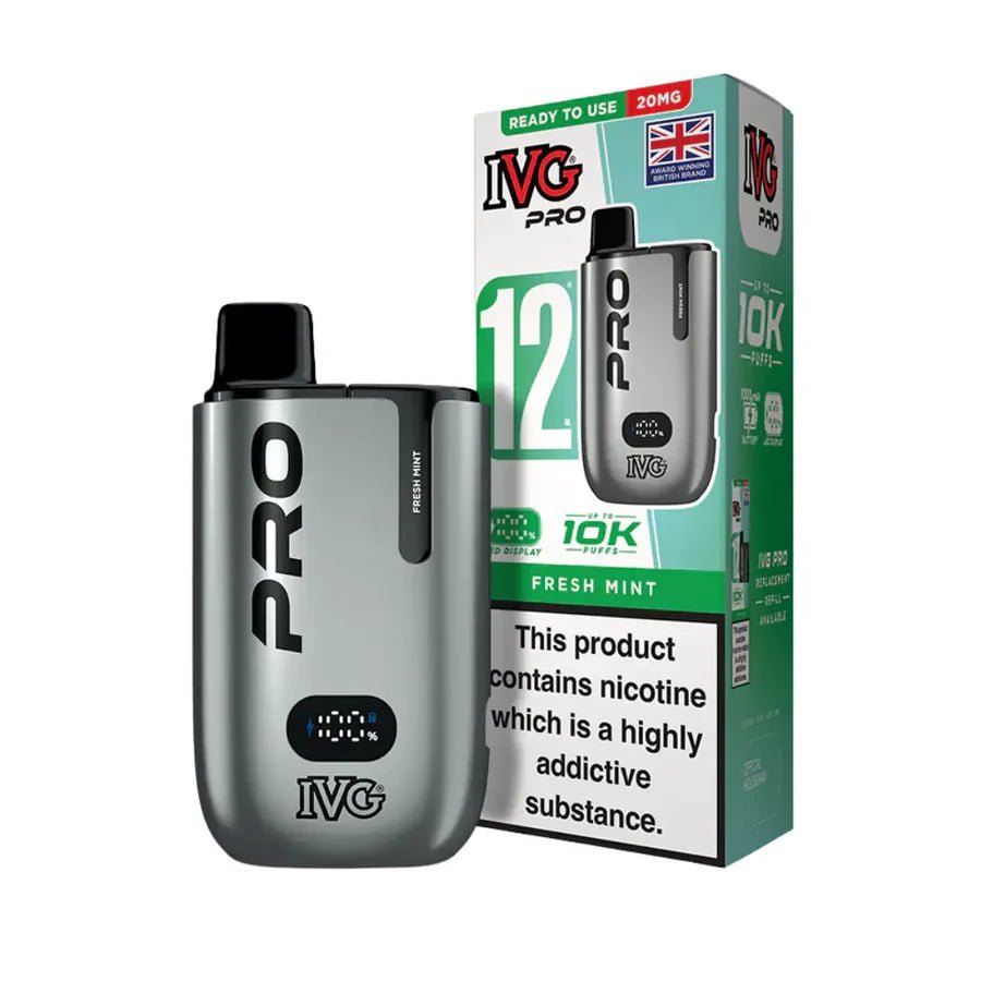 IVG Pro 10K Prefilled Pod Kit - Box of 5 Fresh Mint
