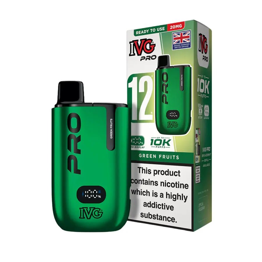 IVG Pro 10K Prefilled Pod Kit - Box of 5 Green Fruits