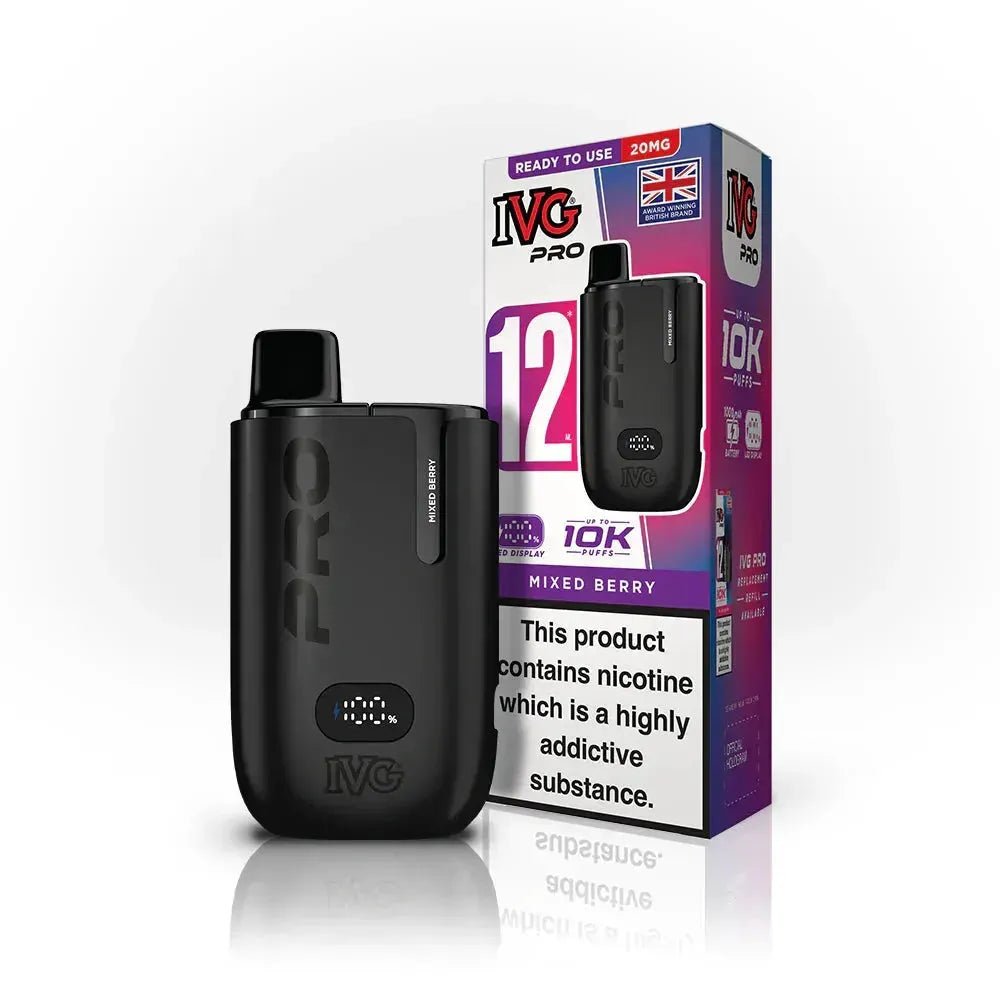 IVG Pro 10K Prefilled Pod Kit - Box of 5 Mixed Berry