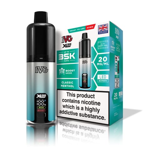 IVG XL 35K Prefilled Pod Vape Kit Box of 5 Classic Menthol