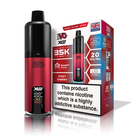 IVG XL 35K Prefilled Pod Vape Kit Box of 5 Fizzy Cherry